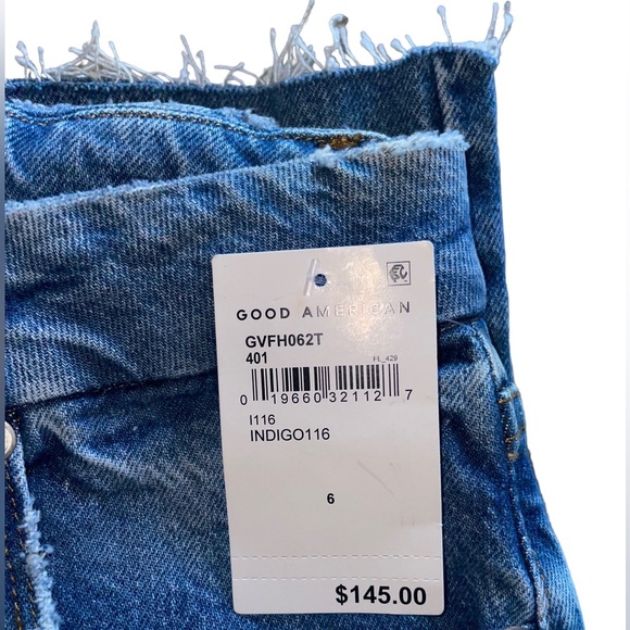 NWT Good American Good Vintage Jeans in Indigo 116 - Picture 7 of 11